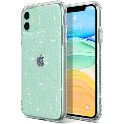 Tech-Protect Etui AirGlitter do Apple iPhone 11 Przezroczysty