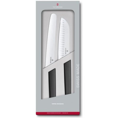 Victorinox Zestaw 2 noży kuchennych Swiss Modern czarny 6.9093.22G 6.9093.22G