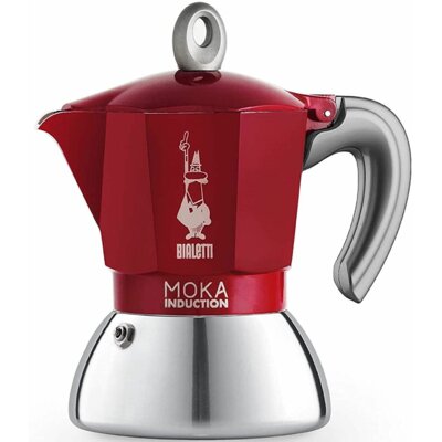 Bialetti New Moka Induction 2tz Czerwona 0006942