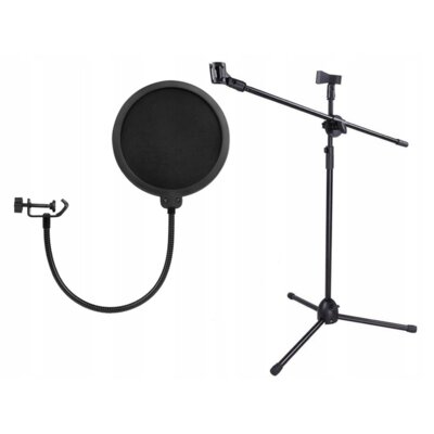 XREC Statyw mikrofonowy XREC + Pop filter