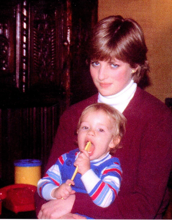 Diana Spencer i mały Patrick