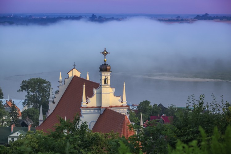 Piękny Kazimierz Dolny nad Wisłą