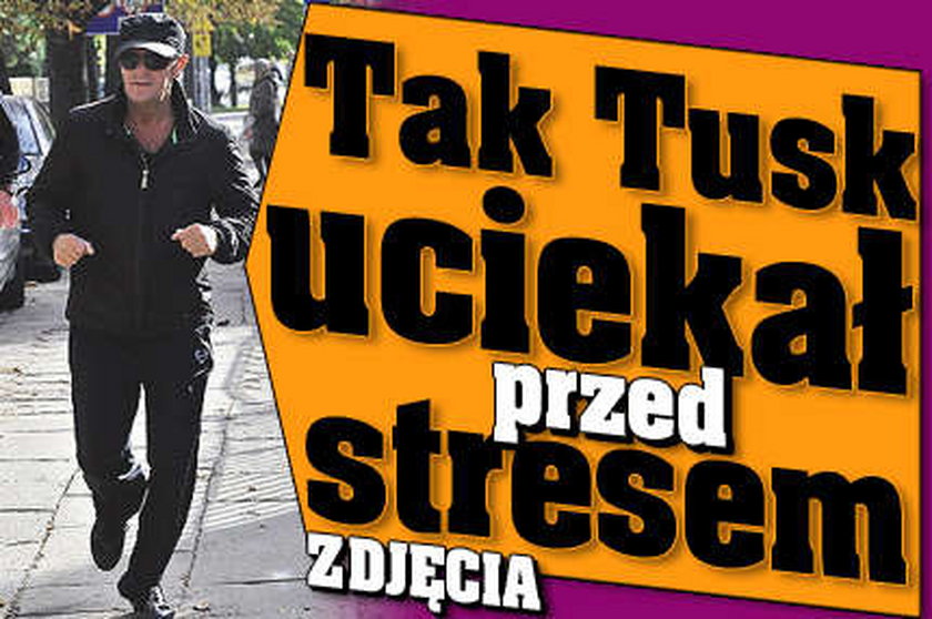 Tak Donald Tusk uciekał przed stresem!