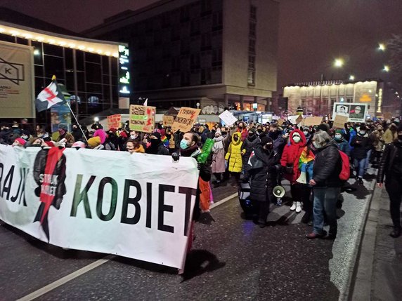 Kraków - Protesty przeciwko decyzji TK 