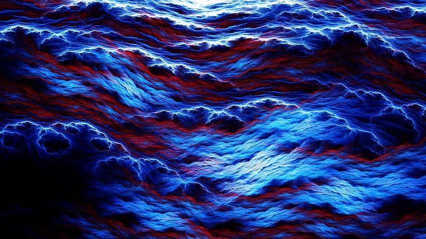 Slika mladog umetnika nazvana "An Ocean"