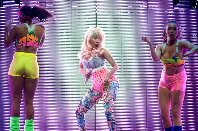 Nicki Minaj podczas koncertu w Amsterdamie