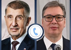 Andrej Babiš i Aleksandar Vučić