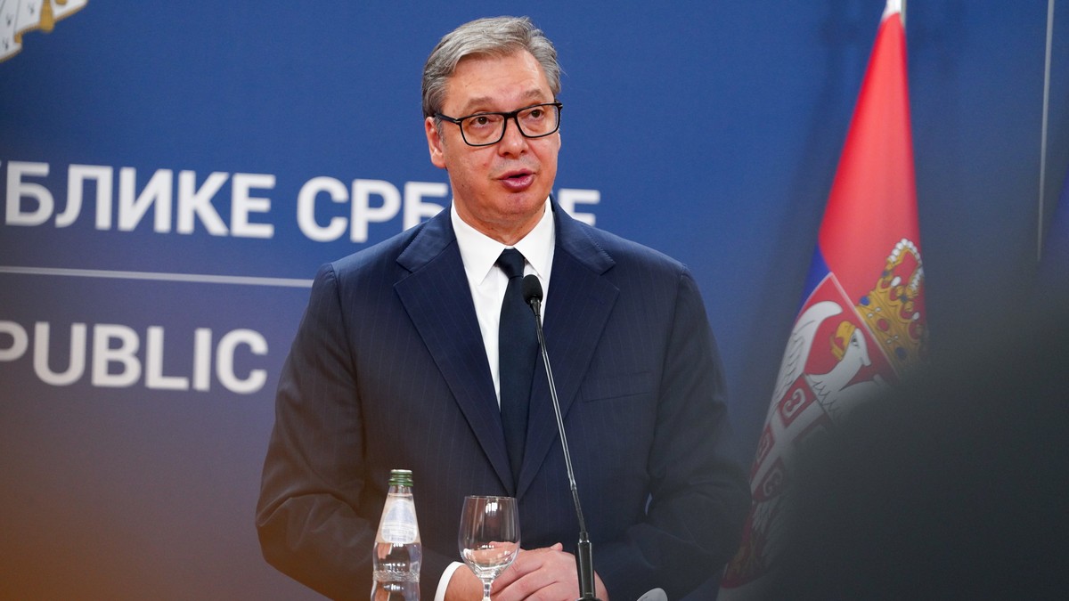 Predsednik Srbije Aleksandar Vučić sa predsednikom Evropskog saveta Antonijom Koštom