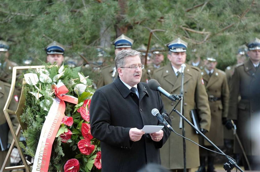 Komorowski w Katyniu cytuje Kaczyńskiego