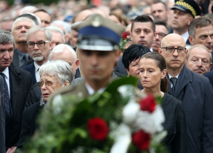 Pogrzeb generała Wojciecha Jaruzelskiego na cmentarzu wojskowym na Powązkach