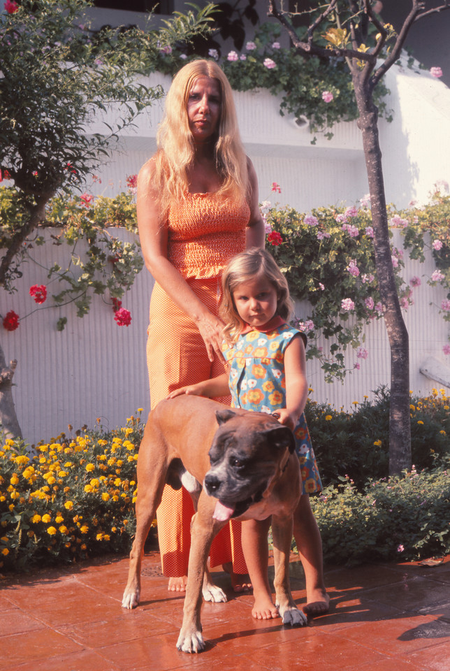 Księżna Alby z córką Eugenią - 1973 rok