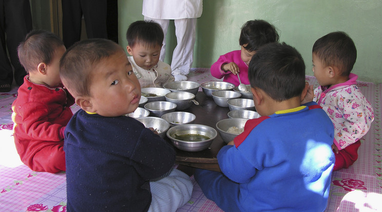 Siralmas körülmények között nevelkednek a kisgyerekek, örülnek, ha egy nap egyszer ehetnek / Fotó: Getty Images