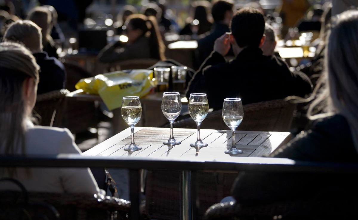 Restauracja w Sztokholmie, 26 marca 2020 r.