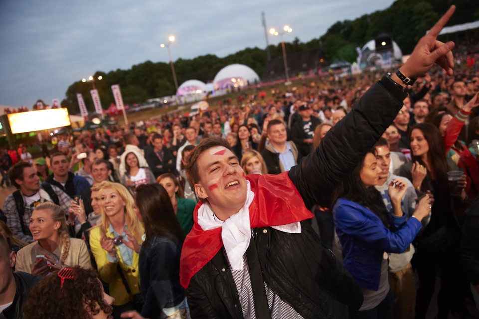 Koncert w gdańskiej Strefie Kibica