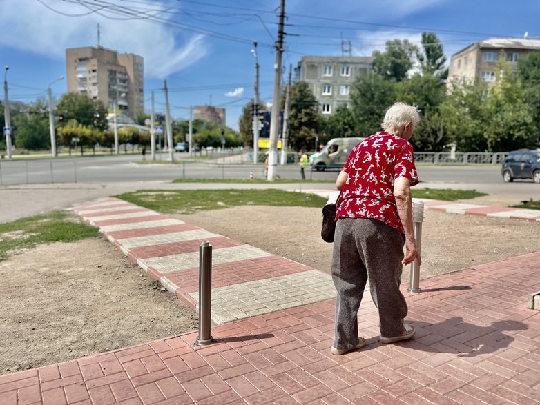 "Na ulicach w ogóle nie widać ludzi. Nie wiem, czy to efekt ostrzału czy ewakuacji, ale to się ewidentnie zmieniło."