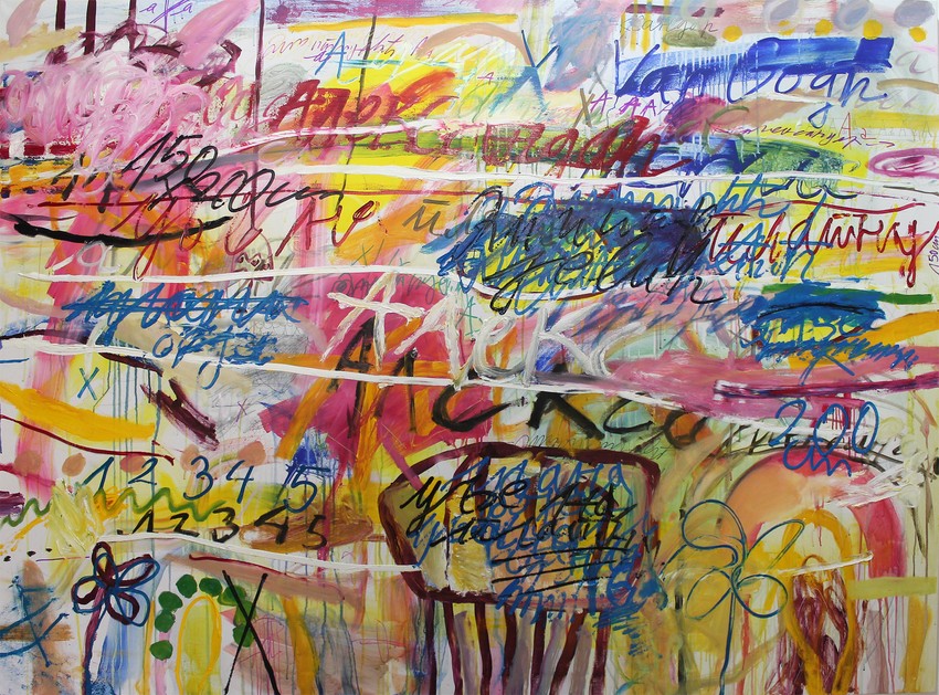 Aleksandar Dimitrijevic, Playground, ulje i akrilik na platnu, 150x200, 2016.