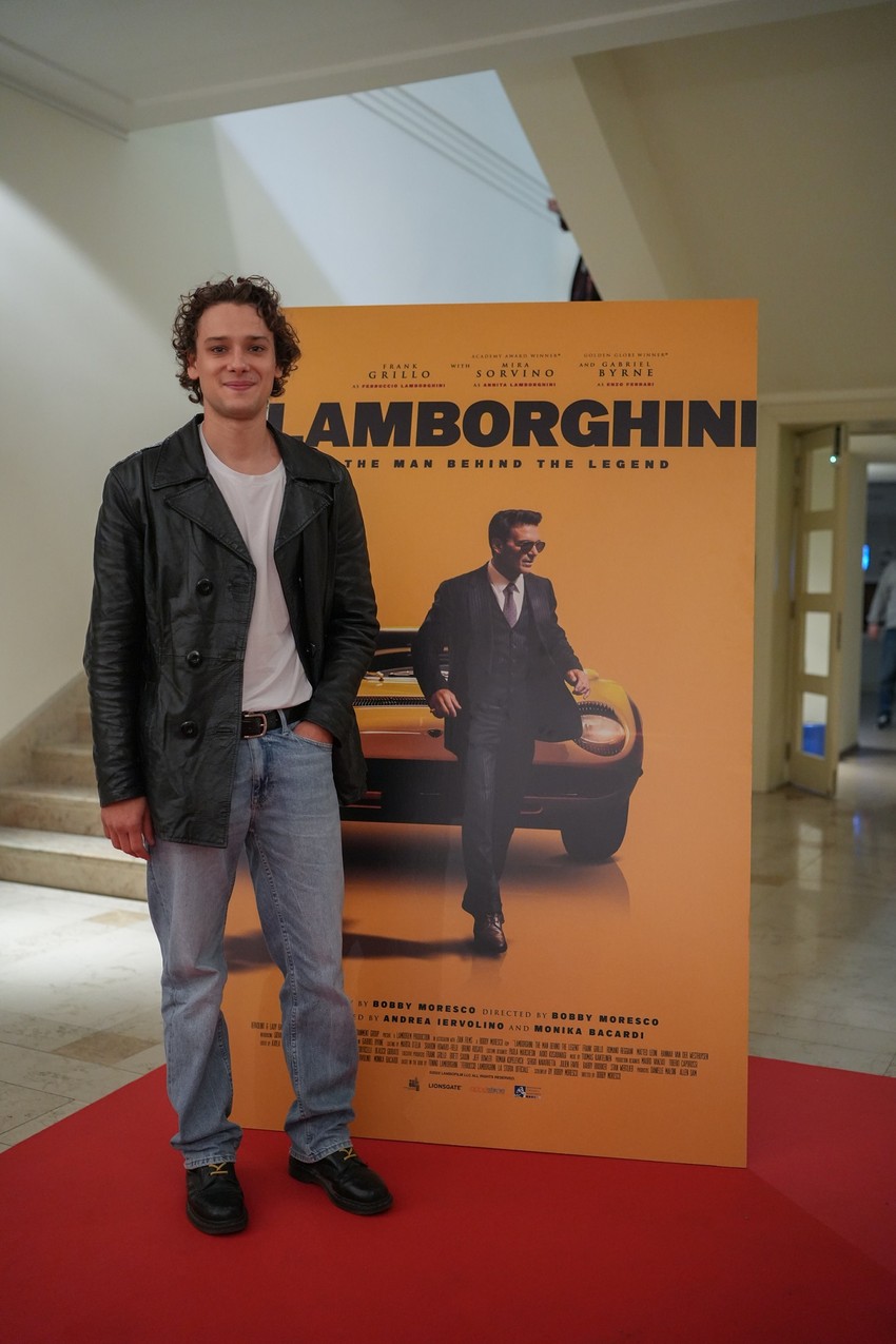 Romano Ređani, glumac u ulozi mladog Feruča Lamborginija