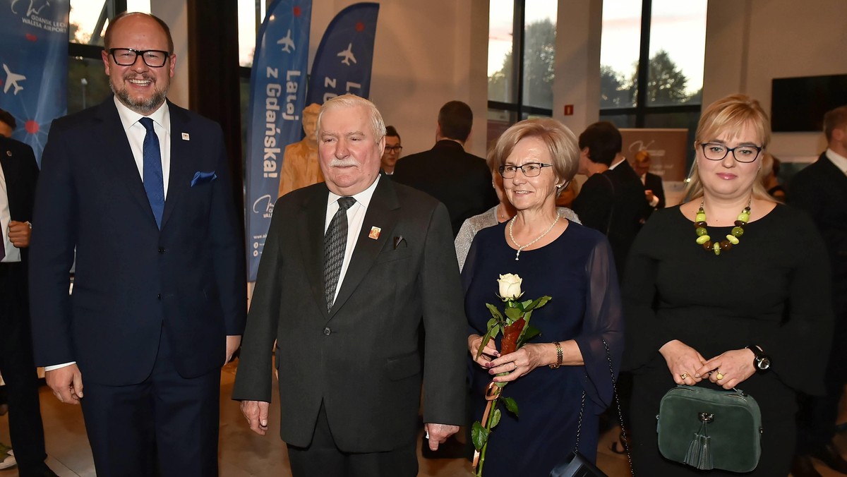 Lech Wałęsa, Danuta Wałęsa, Paweł Adamowicz, Magdalena Adamowicz