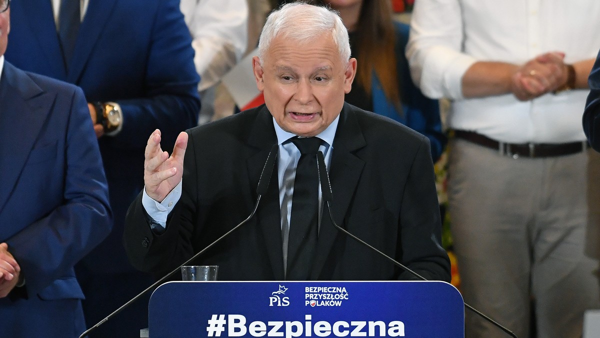 Prezes PiS Jarosław Kaczyński