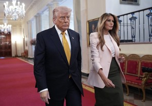 Donald i Melanija Tramp u Beloj kući 6. maja 