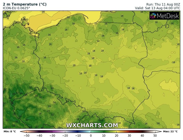 Poranek będzie wyraźnie cieplejszy od poprzednich