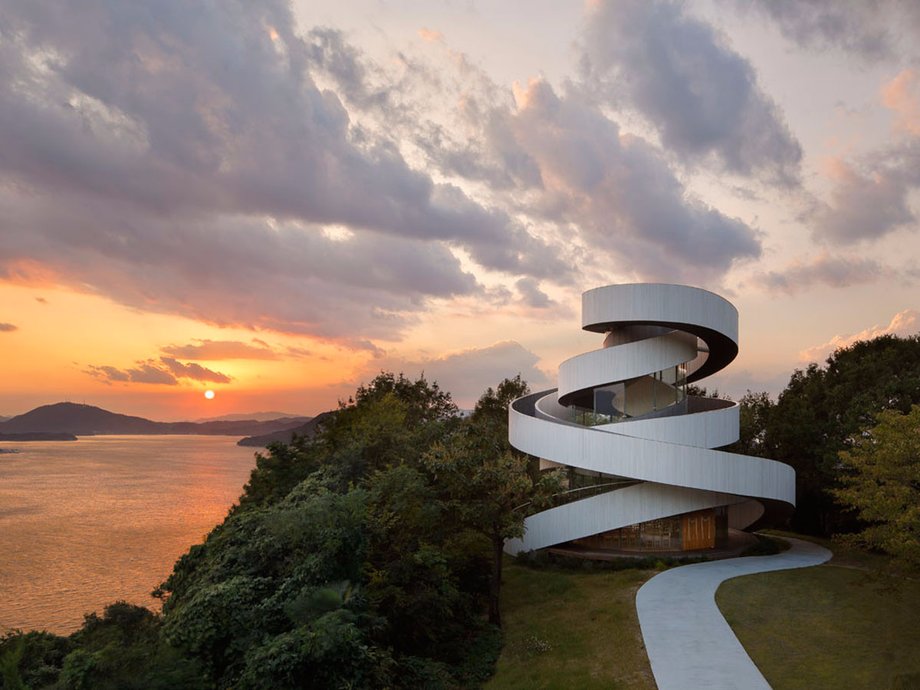 Religious Architecture — Ribbon Chapel, Japan