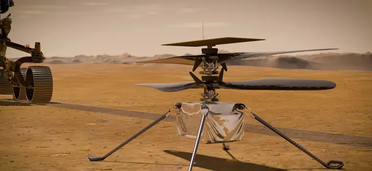 NASA po raz pierwszy uruchomiła w kosmosie marsjański helikopter Ingenuity