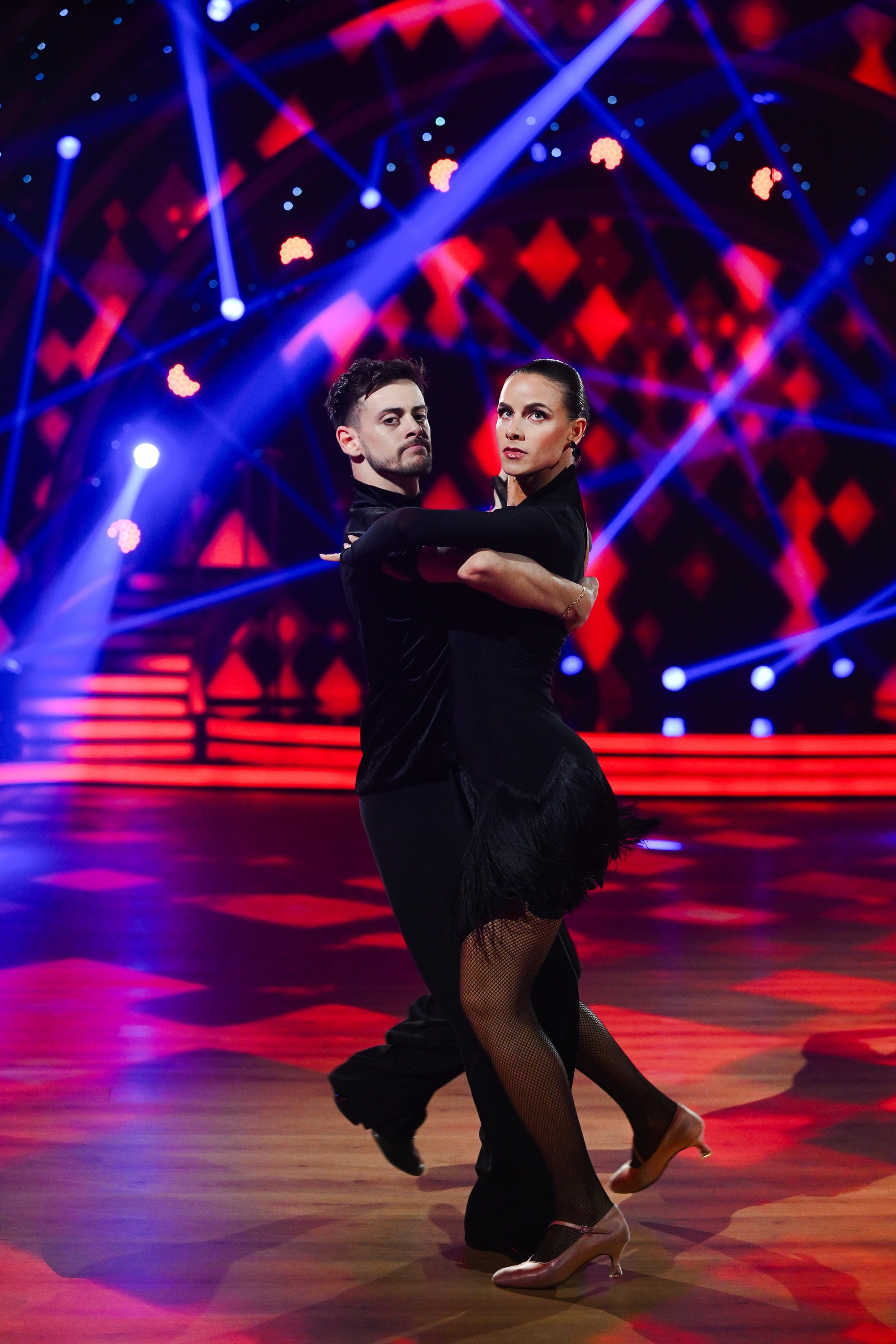 Nela Pocisková a Filip Kucman v Let's Dance.