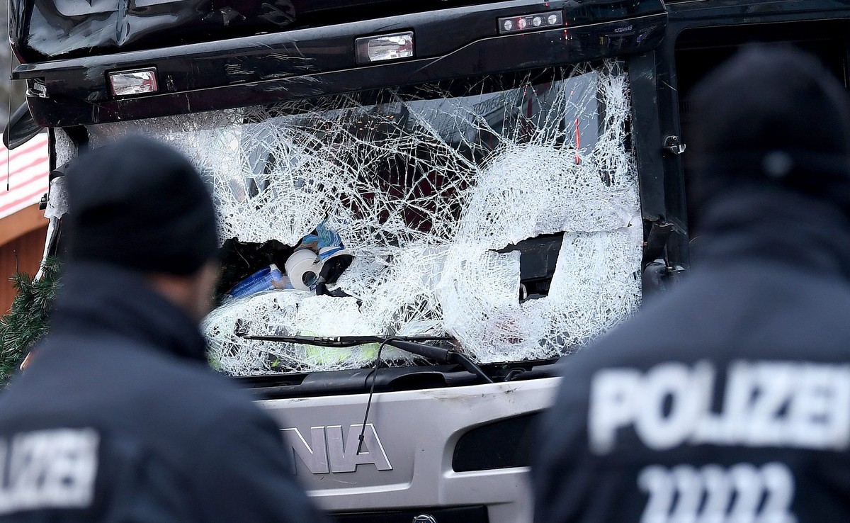 Miejsce zamachu w Berlinie