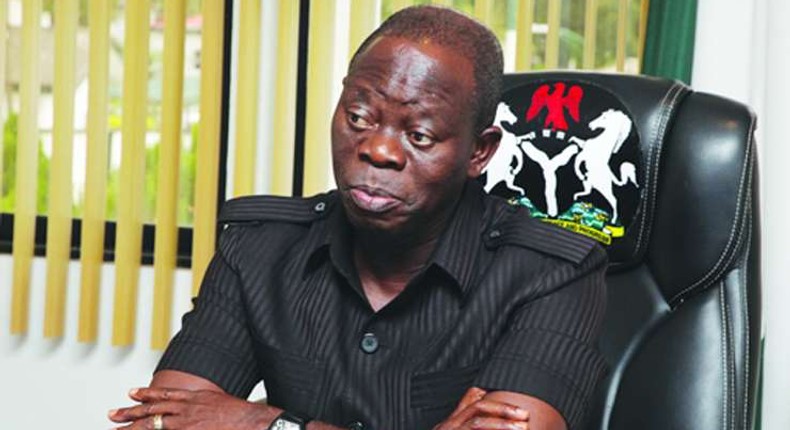 Governor Adams Oshiomhole of Edo state