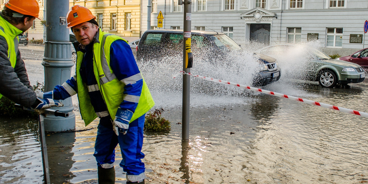 woda zalała Gdańsk