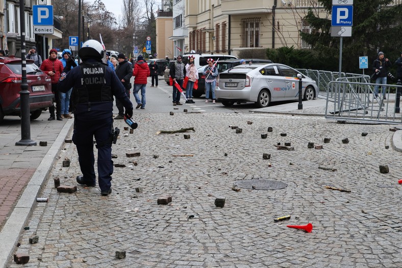 Protest rolników w Warszawie