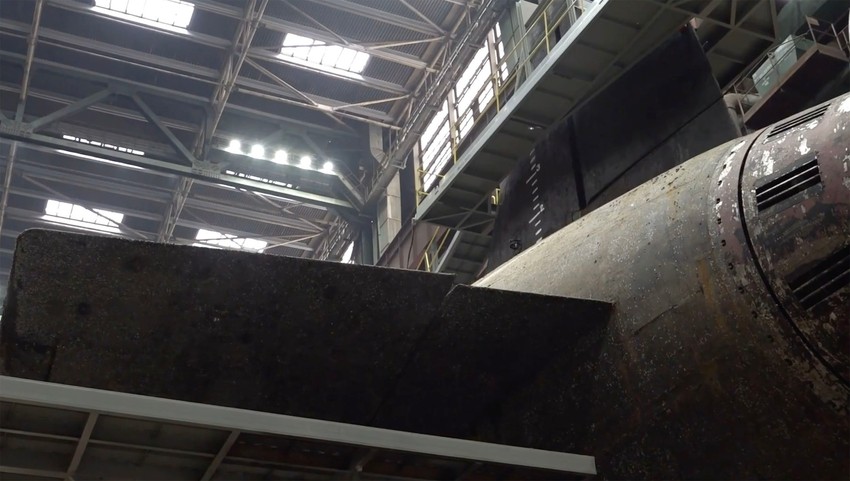 Porinuće ruske nuklearne podmornice Habarovsk