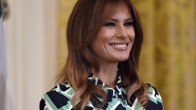 Melania Trump odważnie nosi wzory. Zobaczcie jej sukienkę - hit czy niewypał?