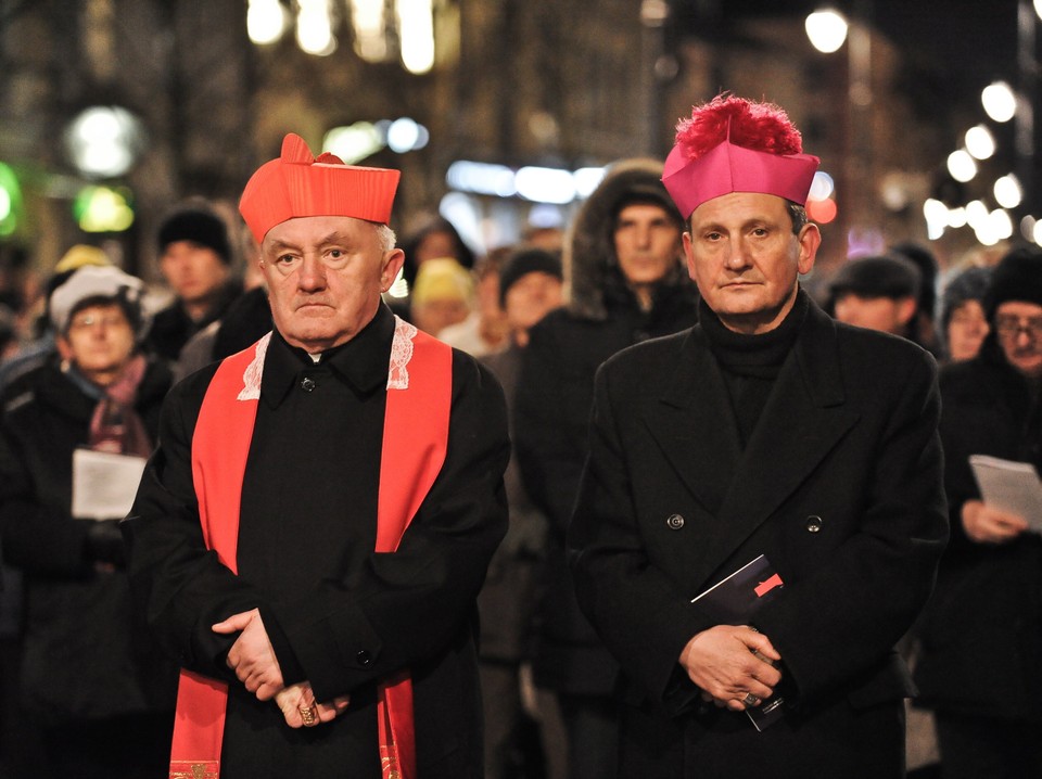 WARSZAWA WIELKI PIĄTEK CENTRALNA DROGA KRZYŻOWA (Kazimierz Nycz, Rafał Markowski)