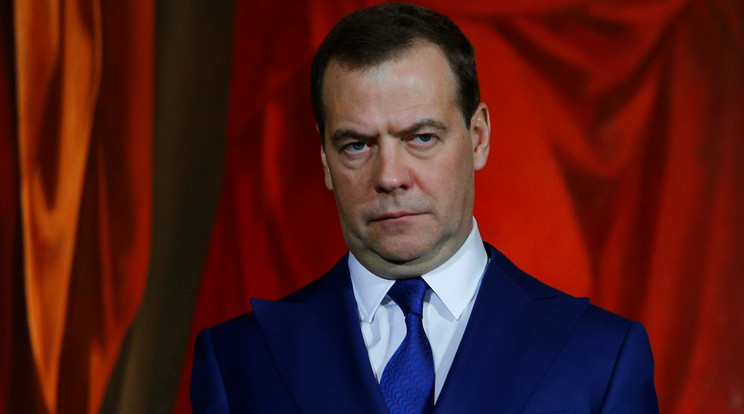 A volt orosz elnök, Dmitrij Medvegyev végzetes ellencsapással fenyegetőzik / Fotó: Northfoto