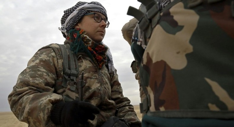 Kimmy Taylor, a 27-year-old British citizen, travelled to northern Syria in 2016 to write about women's rights but then joined the Kurdish People's Protection Units (YPG)