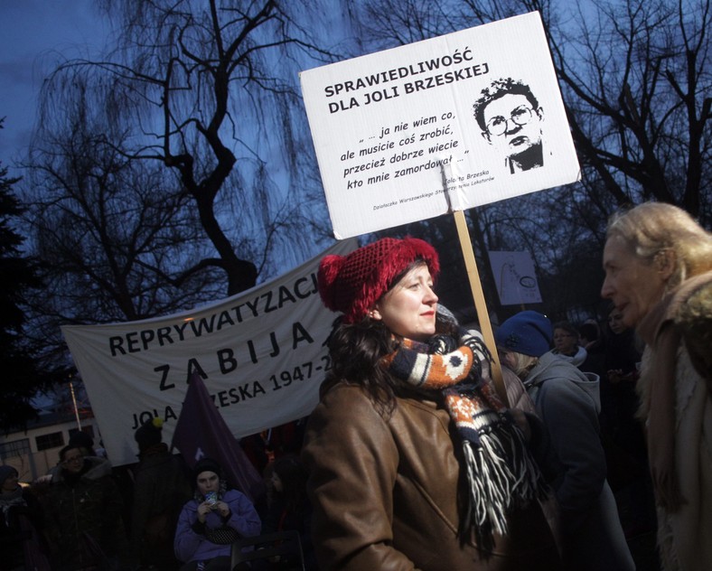 Otwarcie skweru upamiętniającego Jolantę Brzeską