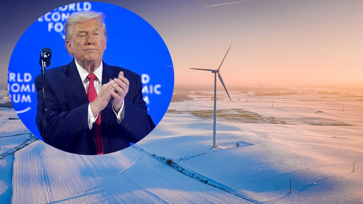 Trump zaatakował w Davos pomysł zielonej energii. Dane miał "niedokładne"