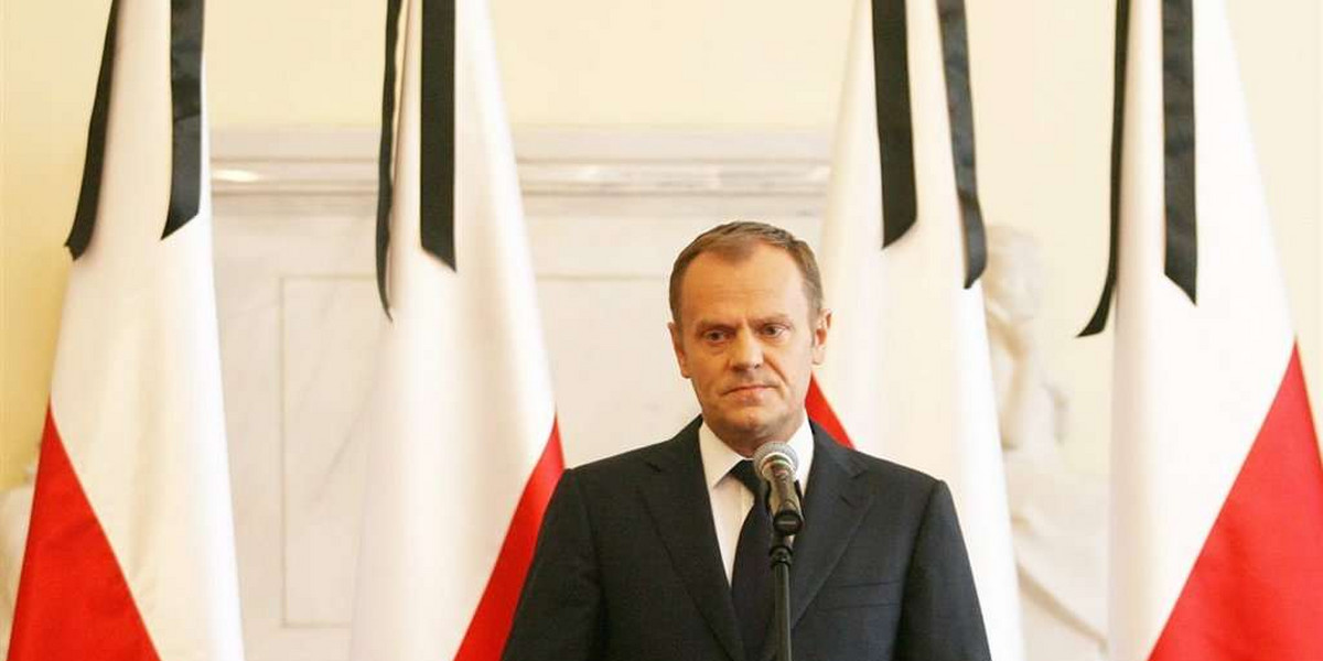 Tusk: Płakałem nad Gosiewskim