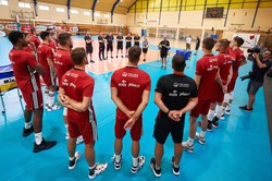 Siatkarze reprezentacji Polski zaprojektowali... skocznię narciarską