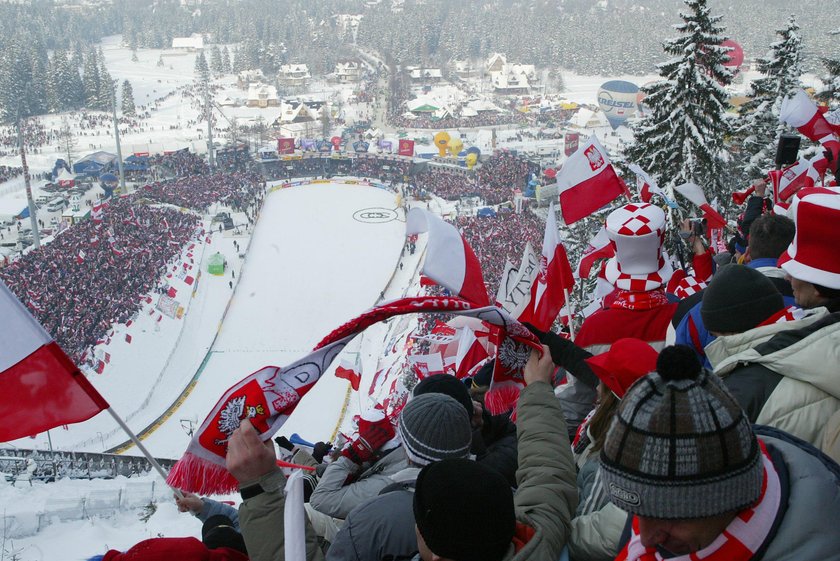 Kibice, skoki, zakopane