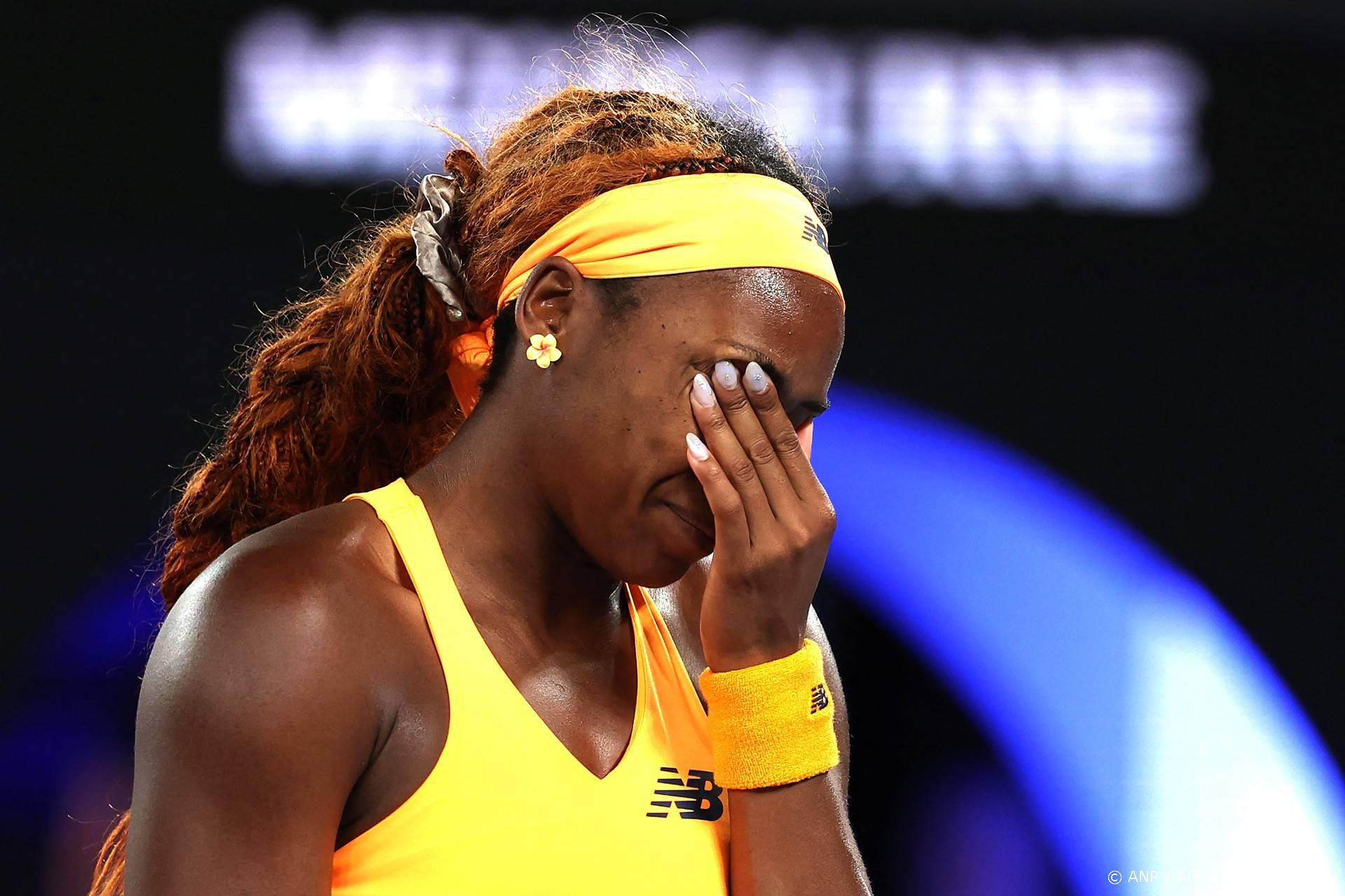 Gauff vernielt racket en wordt toch gefilmd: Australian Open belooft privacyaanpassingen