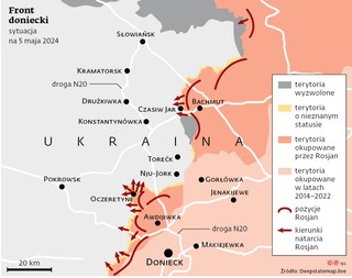 Front doniecki. Rosyjska armia walczy o sukces przed 9 maja [MAPA]