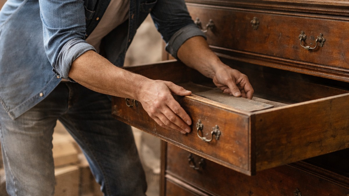 Komoda - ilustracija