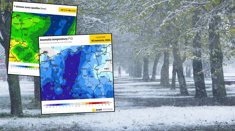 Po cieple nie zostanie ani ślad. Arktyczny podmuch sunie do Polski (mapy: meteologix.com)