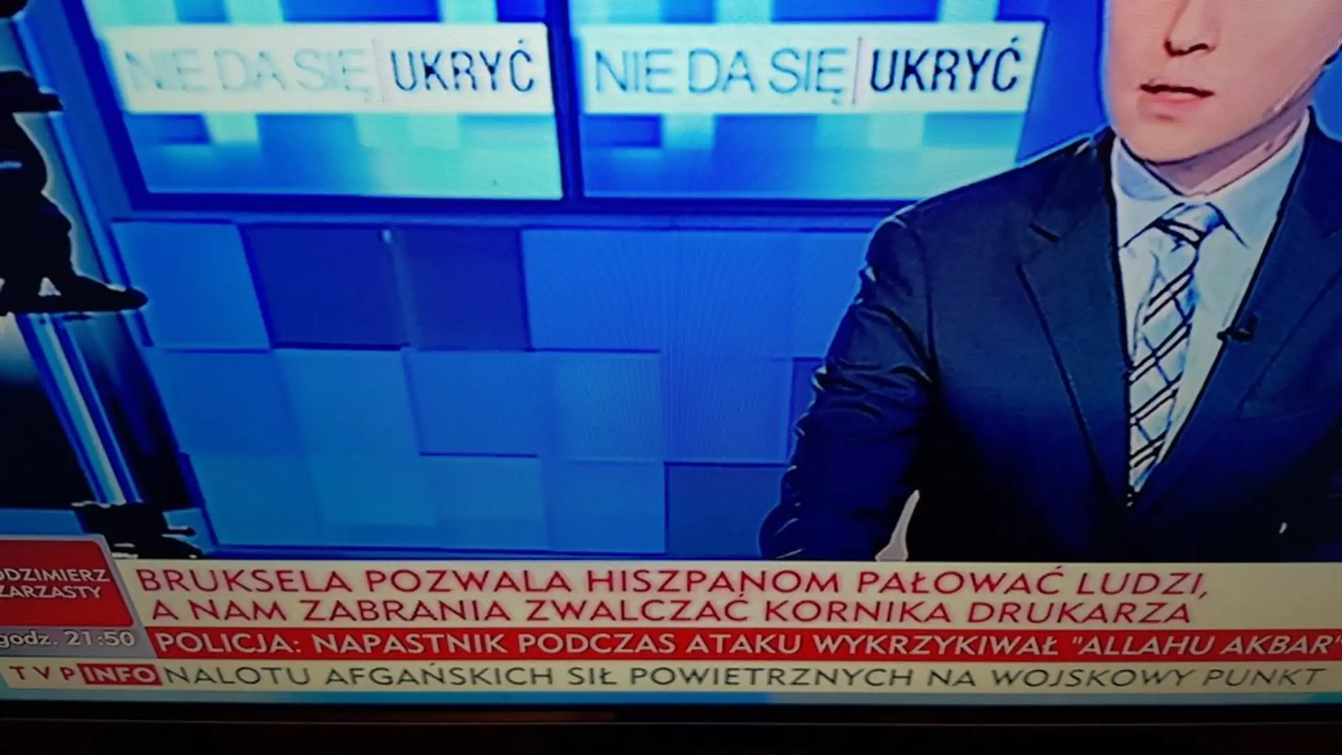 Najgłupszy pasek TVP Info w historii. Wydawało się, że gorzej być nie może