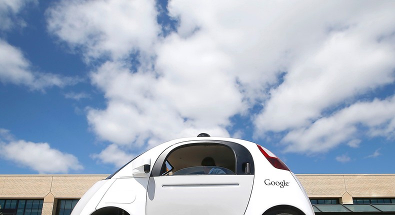 The Google Koala self-driving car.