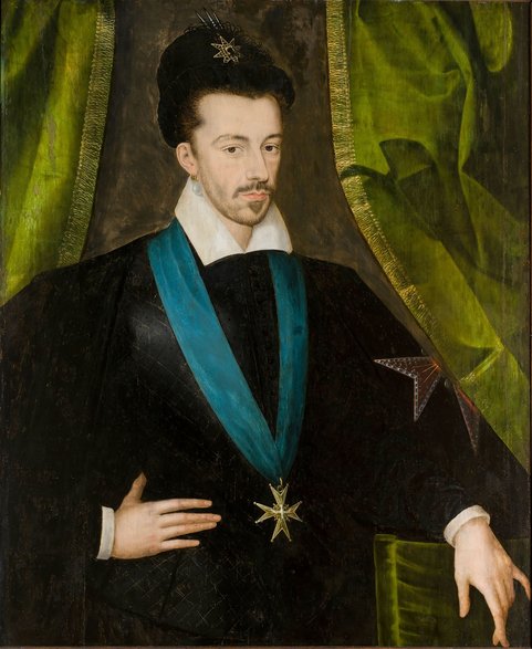 Portret Henryka III w polskim kapeluszu, przypisywany François Quesnel