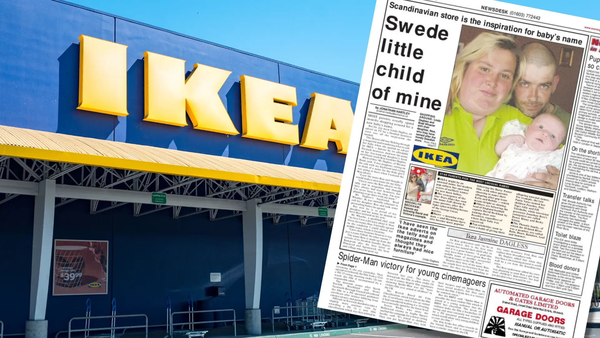 Nazwali swoją córkę Ikea. Dostali darmową sofę, ale dziewczyna była prześladowana w szkole